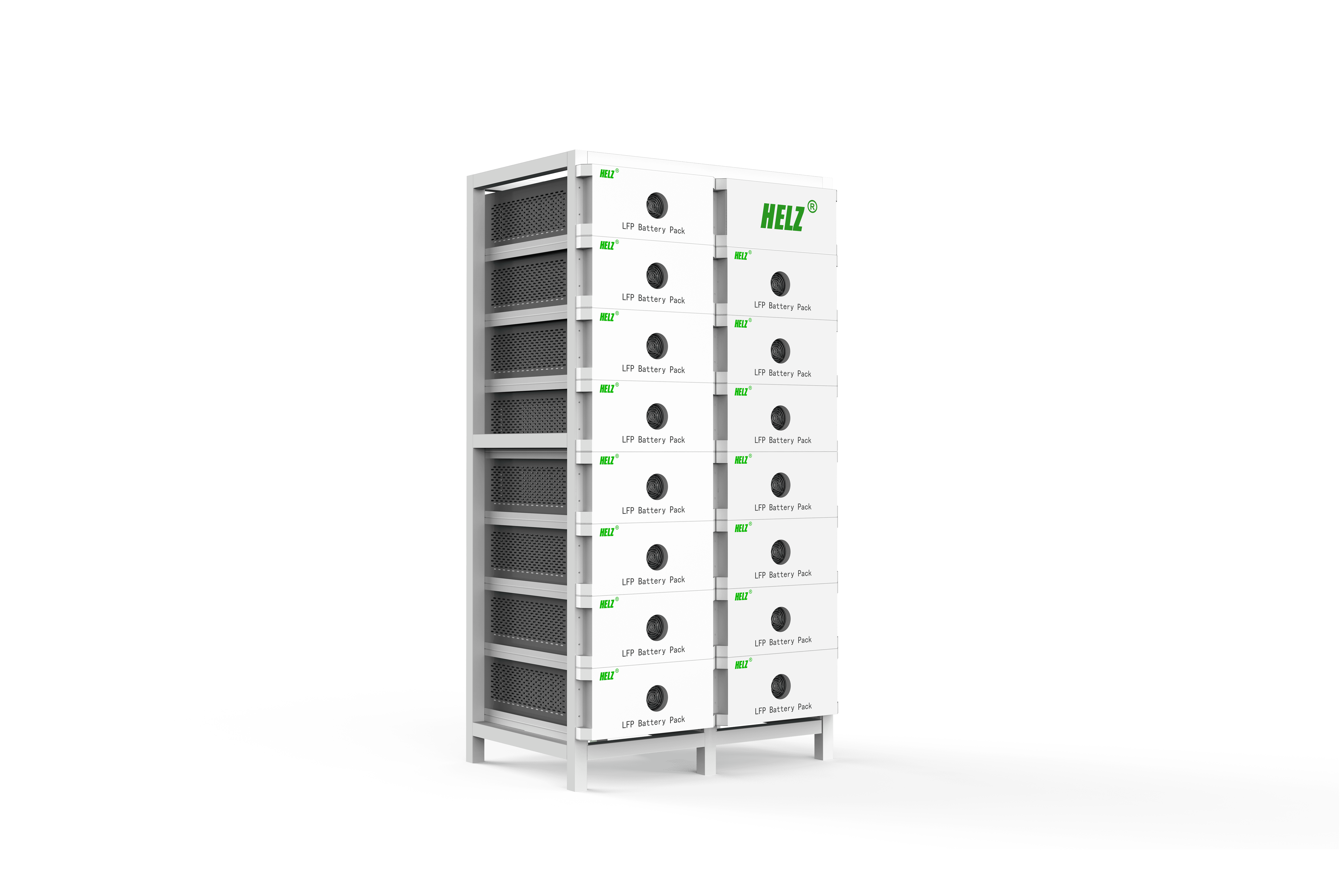 20-60kW/64-241kWh PV-Diesel Rack ESS